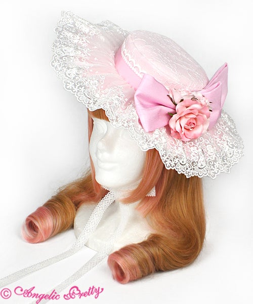 Angelic Pretty Angelic Princess Hat ピンク c197b9a0-ecb3-4dc5-a46f-