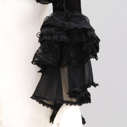 FRILL Velour Bolero Jacket by h.NAOTO