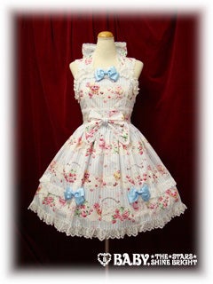 Sweet Fruit a la Mode Print Ribbon Tart JSK by Baby, the Stars