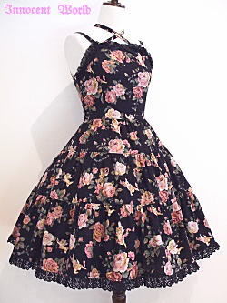 Angel Rose Cross Ribbon JSK by Innocent World