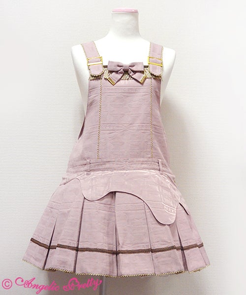 Melty Ribbon Chocolate Salopette by Angelic Pretty