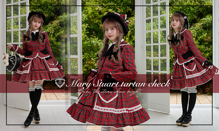 Mary Stuart Tartan Check Skirt by Baby, the Stars Shine Bright