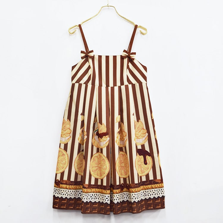 Orange Swan Choux Camisole JSK by Emily Temple Cute