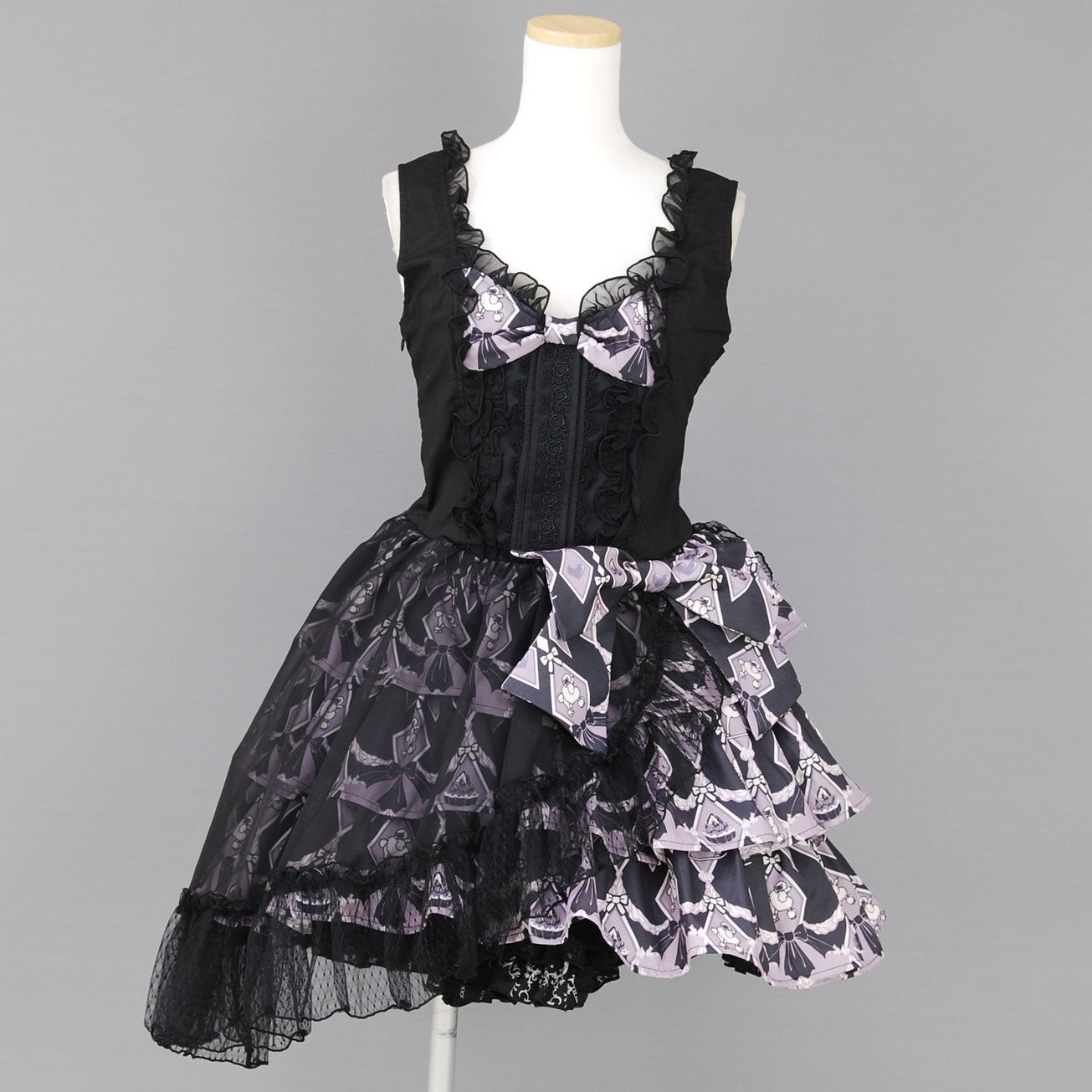 FRILL Poodle Asymmetric JSK by h.NAOTO