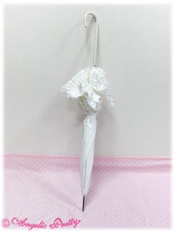 Angelic Pretty Fantasicフレームプリントアンブレラ　白 Fantastic Frame Print Umbrella by Angelic Pretty