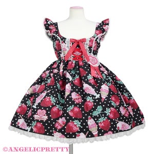 Fresh Strawberry Diner JSK by Angelic Pretty