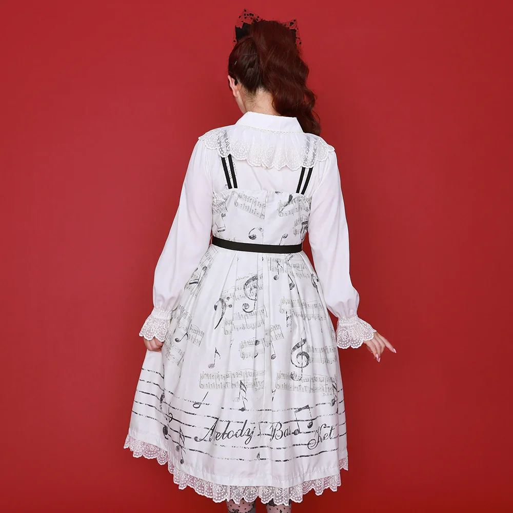 美品【テーラーメイド】シャツ＆スカート＆バイザー　3点セット Ensemble Melody Hem Lace JSK by Melody BasKet