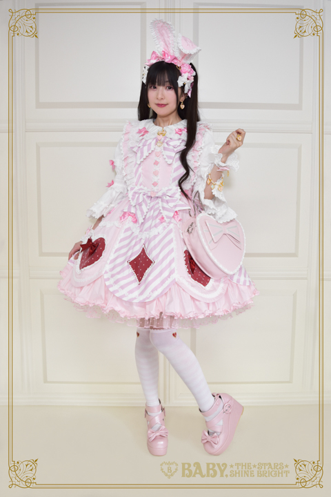 Heart ♡ Bunny Parade Stripe JSK by Baby, the Stars Shine Bright