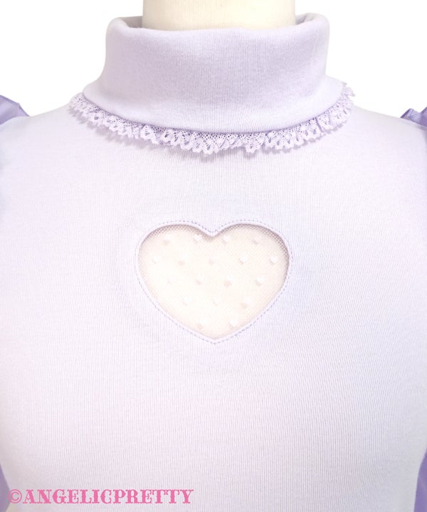 Angelic Pretty Lacy Heartタートルネックカットソー Lacy Heart Turtleneck Cutsew (2023) by Angelic Pretty