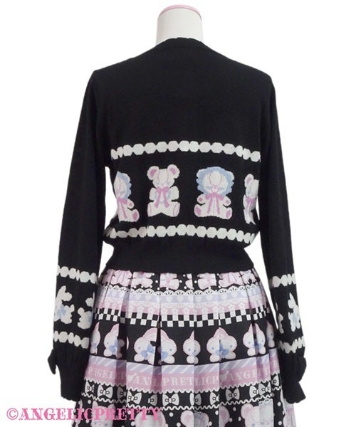 Fancy Border Knit Cardigan by Angelic Pretty