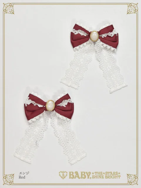 Rococo Garden Ribbon Clip by Baby, the Stars Shine Bright