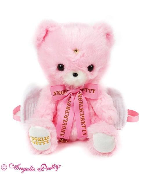 Milky Bear Plush Backpack (June 2020) by Angelic Pretty