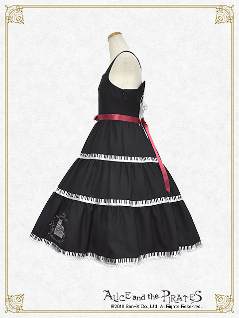 Black Cat Fantasia Appliqued JSK by Alice and the Pirates