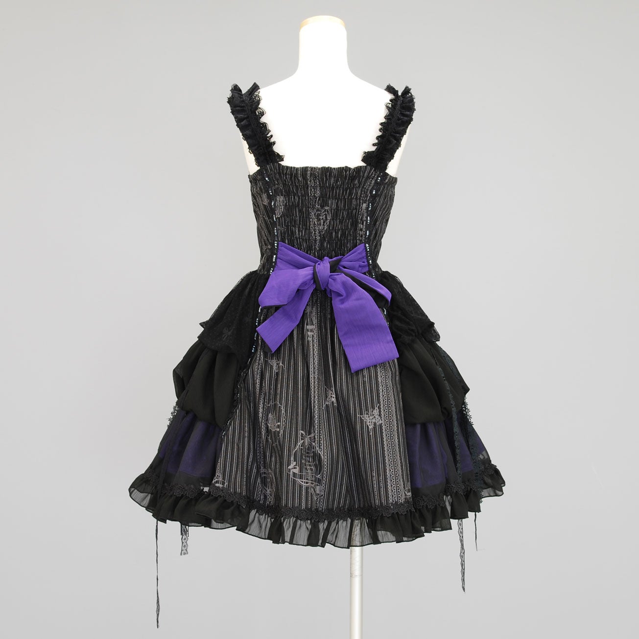 FRILL Side Lace Embroidered JSK by h.NAOTO