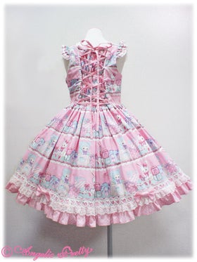 Fancy Box Shoulder Frill JSK by Angelic Pretty