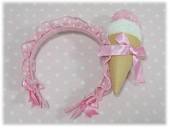 Happy ☆ Ice Cream Headband by Angelic Pretty