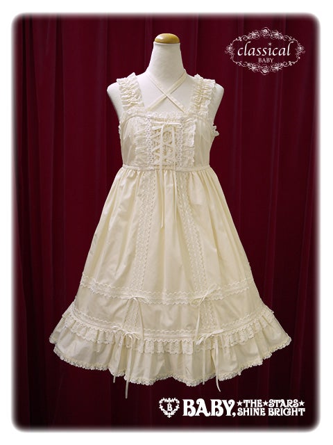 2010 ベイビーザスターズ Blooming  White JSK Babydoll JSK (2015 4th release) by Baby, the Stars Shine Bright