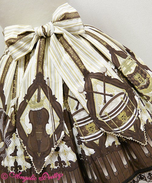 Quartet Chocolate Skirt by Angelic Pretty