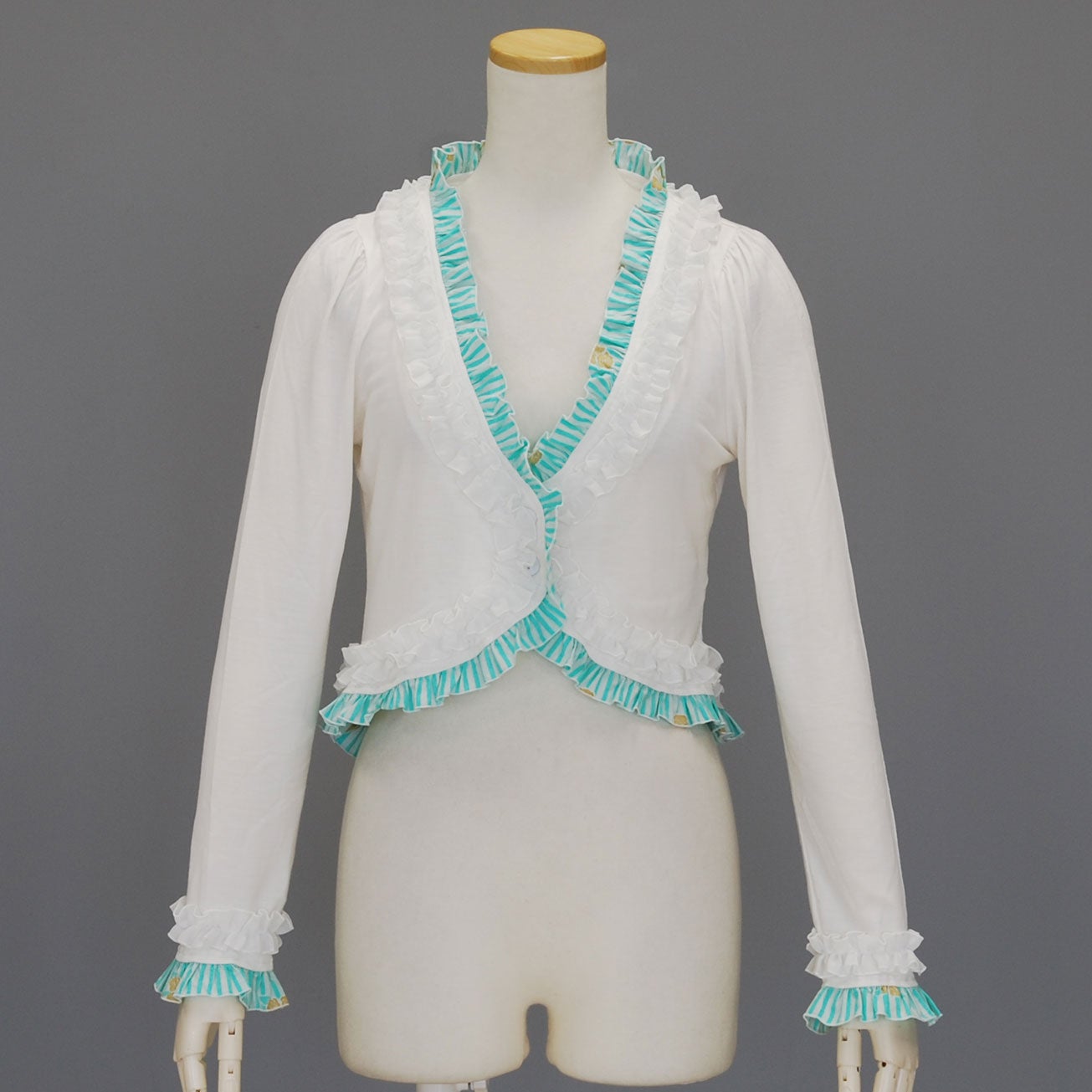 FRILL Lace & Ruffle Bolero Cardigan (2012) by h.NAOTO
