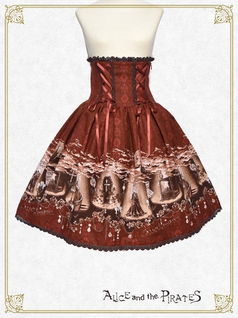 ALICE and the PIRATES ボンネット コルセットスカート Night in the Devil's Castle Corset Skirt by Alice and the Pirates
