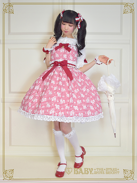 Marguerite Presage Gingham JSK by Baby, the Stars Shine Bright