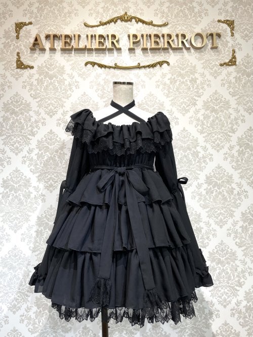 Coquelicot Dress ミディ丈 ジャガATELIER PIERROT ckFNGed8eY1rFsMR8Qt1uETE9kmpwG