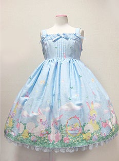 Happy Garden High Waist JSK by Angelic Pretty