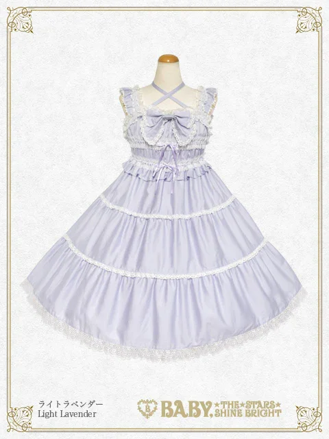 BABY シャーリングベビードールjsk 白ピンク　難有 Shirring Babydoll JSK (2025) by Baby, the Stars Shine Bright