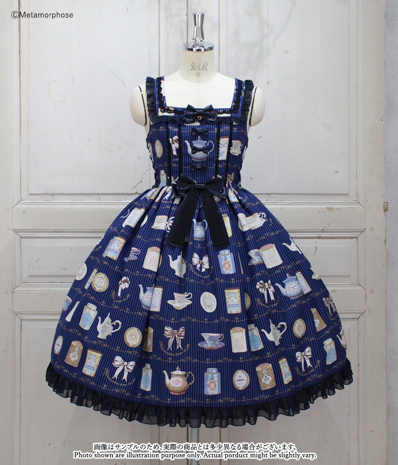 Classic Tea House Chiffon Frill JSK by Metamorphose Temps de Fille