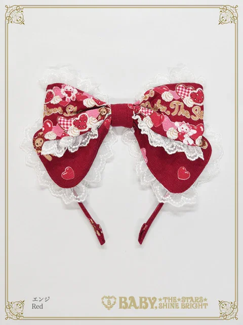Kumya's Sweet Baby Love Heart Head Bow by Baby, the Stars Shine Bright