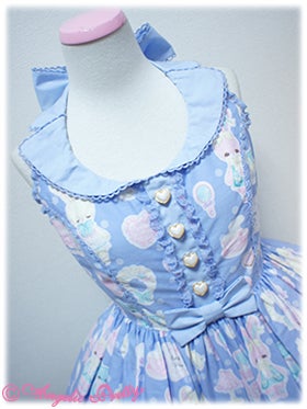 Fancy Paper Dolls JSK with Collar by Angelic Pretty