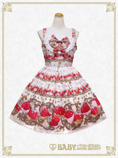 Creamy Berry Fairy Dream 柄ジャンパースカート Creamy Berry Fairy Dream JSK I by Baby, the Stars Shine Bright