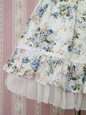 Rococo Bouquet Frill Apron JSK by Victorian Maiden