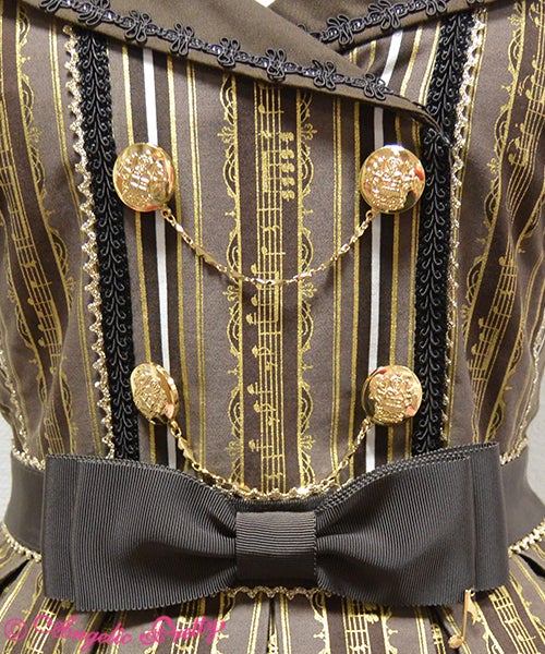 Quartet Chocolate Collar JSK by Angelic Pretty