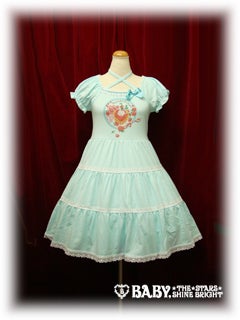 Sweet Fruit a la Mode Print Tart Cutsew OP by Baby, the Stars