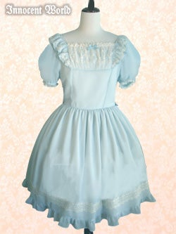 Shoulder Lace Square Neck OP by Innocent World