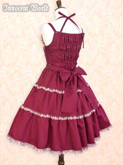 Cross Neck Tiered JSK by Innocent World