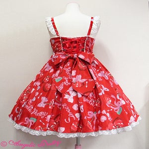 Wrapping Cherryジャンパースカート Wrapping Cherry JSK by Angelic Pretty