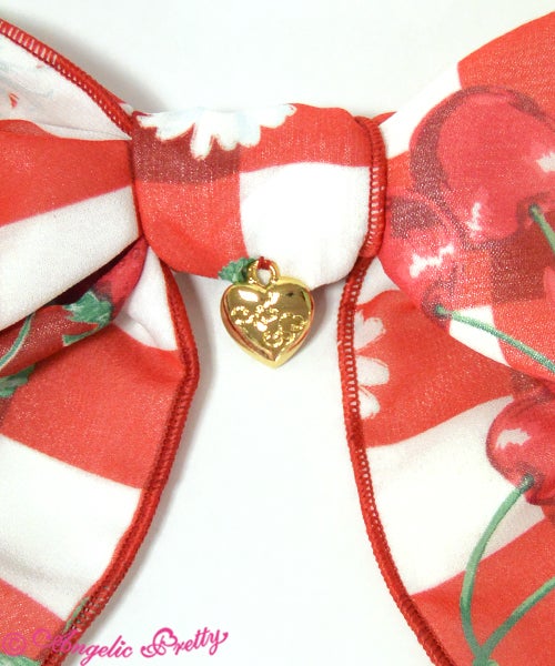 Cherry Marguerite Ribbon Clip by Angelic Pretty