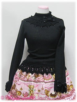 Angelic Pretty リボン付きタートルネックニット　ピンク d5f11783-2192-5e35-9274-