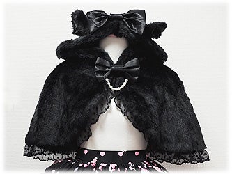 Milky-chan the Fawn Fur Cape by Angelic Pretty