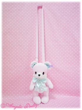 Shyness Bear Stuffed Pouch by Angelic Pretty