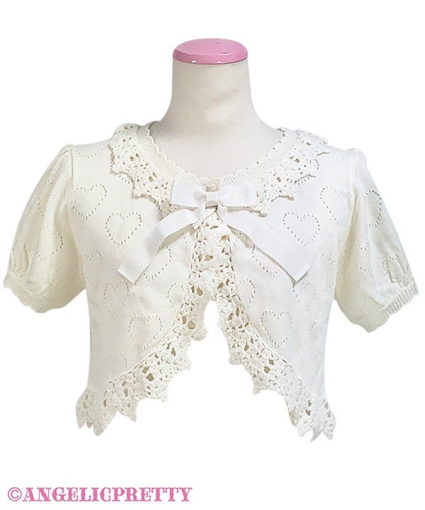 Heart Knit Bolero by Angelic Pretty