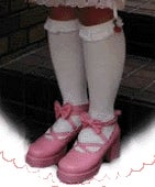 Cherry Knee Socks by Angelic Pretty