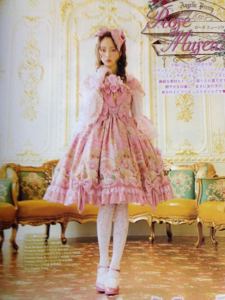 ローズレースティアードJSK Rose Museum Tiered JSK by Angelic Pretty
