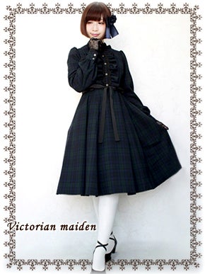 Victorian Maiden ジャスミンワンピース British Check Jasmine OP by Victorian Maiden