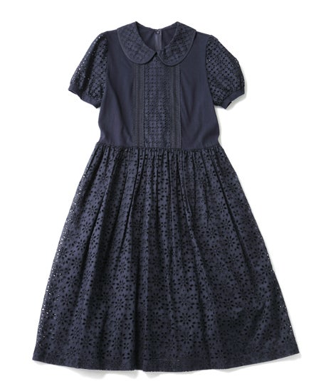 Soft Sheeting Eyelet Lace Collet OP by Jane Marple