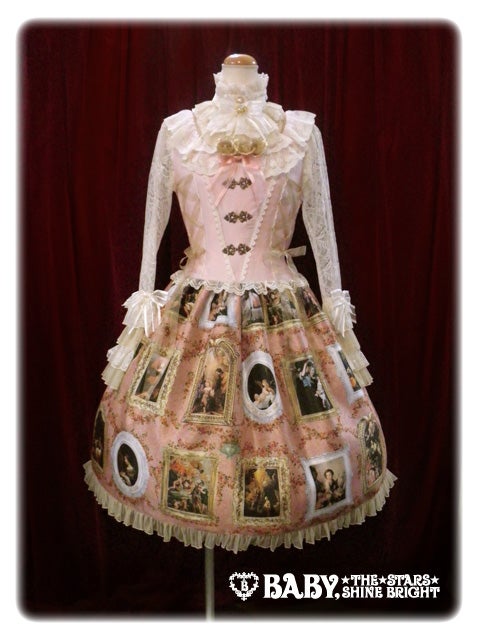 BABY バロック柄 JSk Searching for Baroque Corset JSK by Baby, the Stars Shine Bright