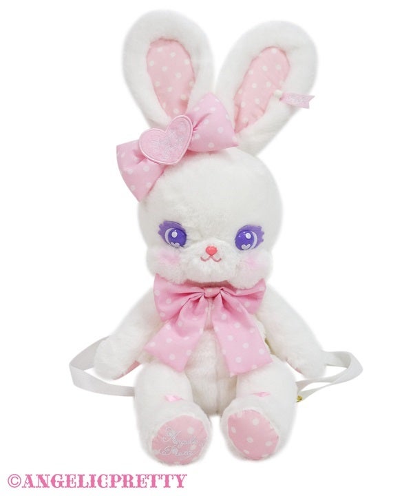 Cute Lyrical Bunny Plush Backpack by Angelic Pretty