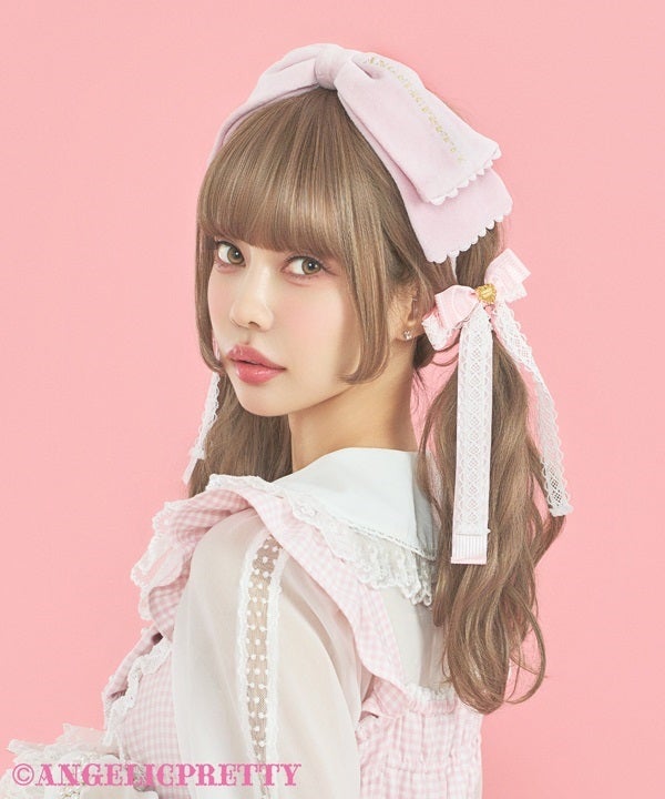 Velvet Doll Head Bow by Angelic Pretty